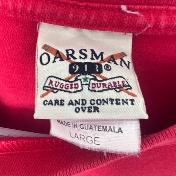 Red Texas Tech TShirt, Oarsman 913 Rugged Durable - Picture 3 of 3